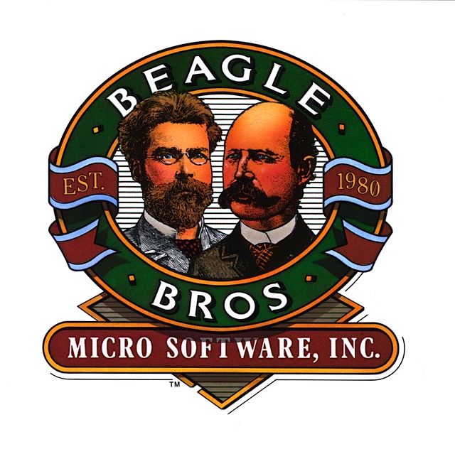 Beagle Bros Micro Software sticker