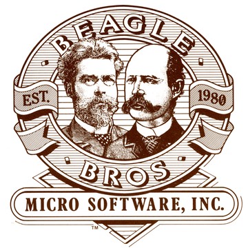Beagle Bros Micro Software Sticker