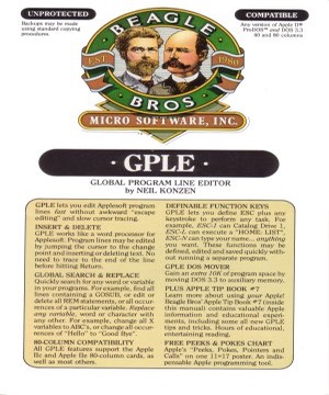 Global Program Line Editor