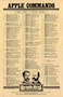 Poster 10 -- Apple Commands 1984